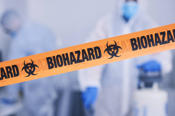 Professional Blood Cleanup technician working in Sandwich, MA